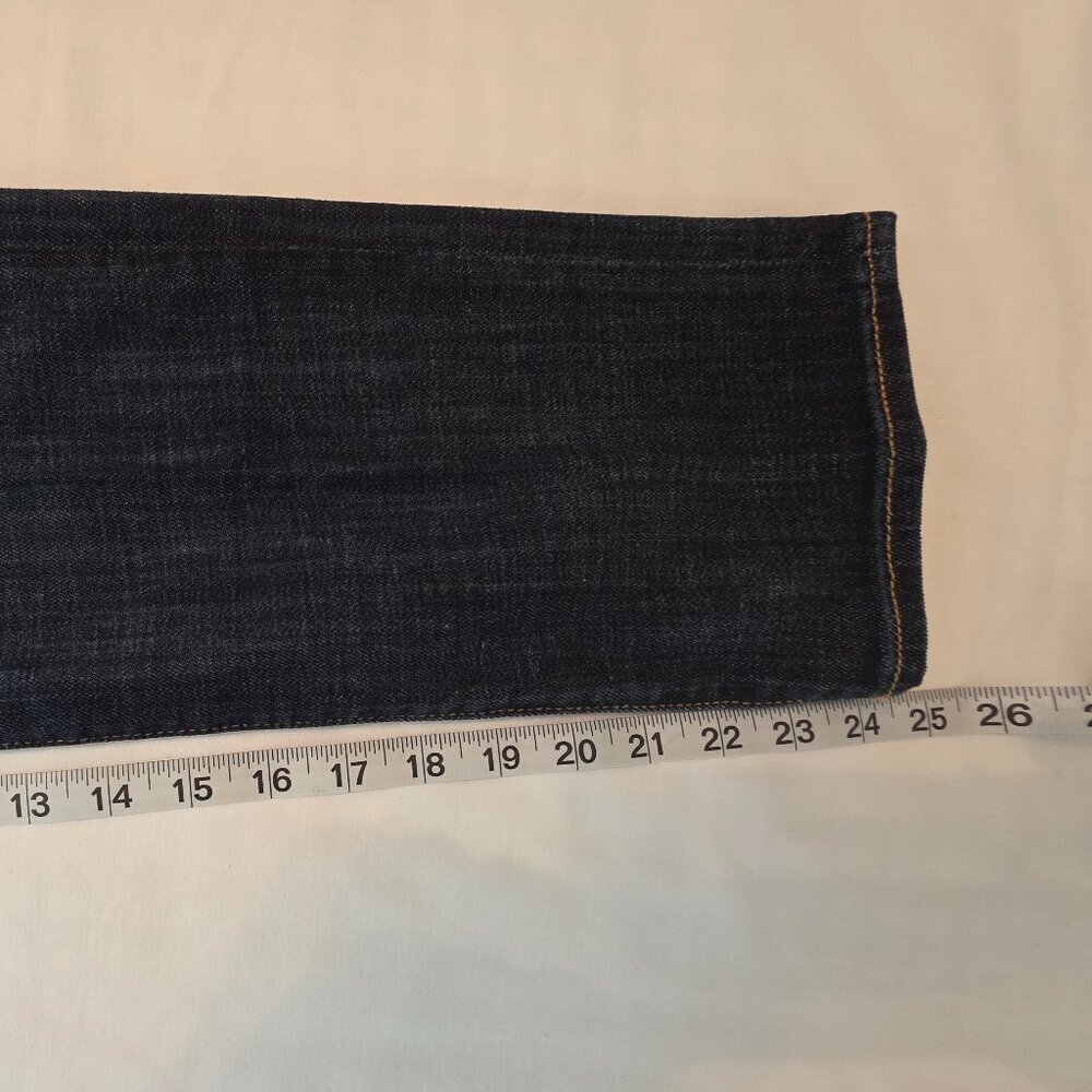 American Eagle Women's Artist Crop Stretch Dark Denim Jeans, Size 0 - Picture 6 of 10